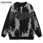 Y2K Vintage Ripped Knit Sweater