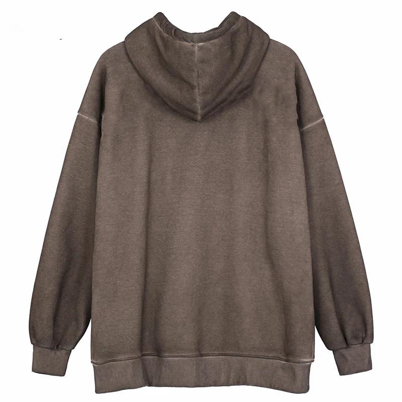 Goth Angel Y2K Zip-Up Hoodie Jacket
