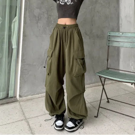 Y2K Techwear Baggy Cargo Pants