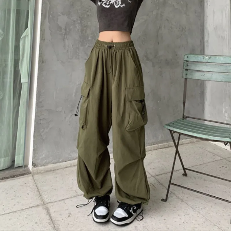 Y2K Techwear Baggy Cargo Pants