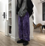 Harajuku Tie-Dye Embroidered Pants