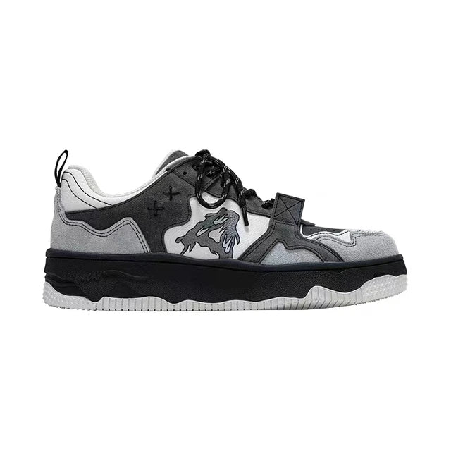 Y2K Punk Goth Retro Skate Sneakers