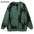 Y2K Vintage Ripped Knit Sweater