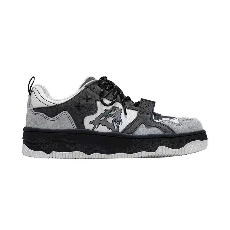 Y2K Punk Goth Retro Skate Sneakers