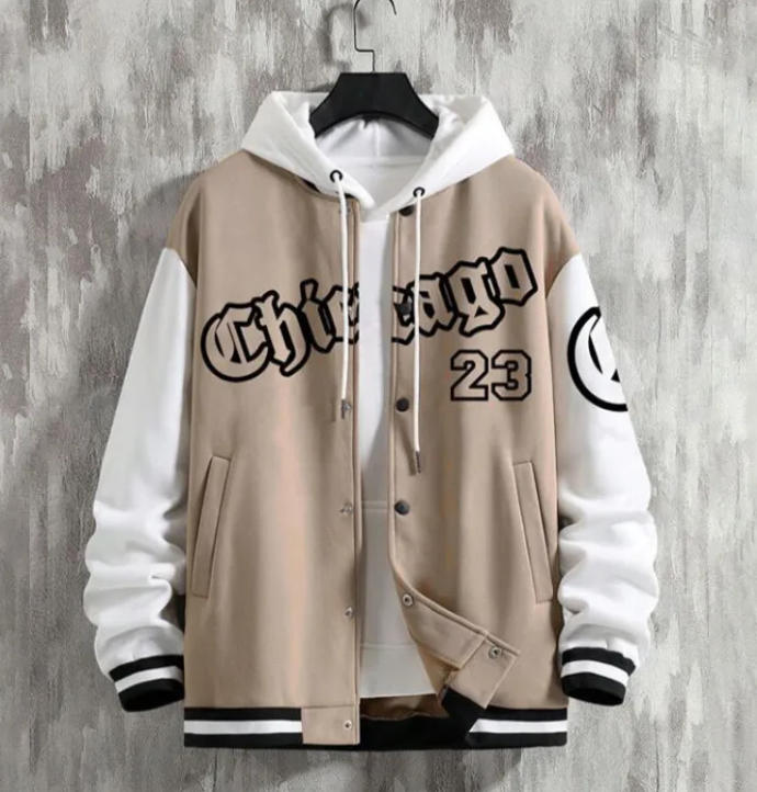 American Baseball Oversized Varsity Jacket