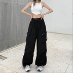 Y2K Techwear Baggy Cargo Pants