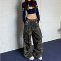 American Washed Vintage Camouflage Jeans