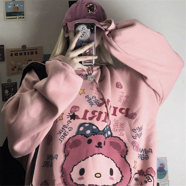 Harajuku Gothic Tie-Dye Devil Hoodie