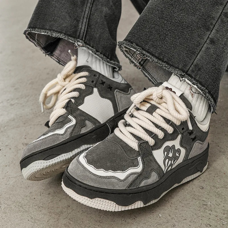 Y2K Punk Goth Retro Skate Sneakers