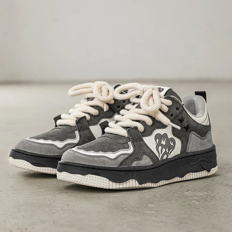 Y2K Punk Goth Retro Skate Sneakers