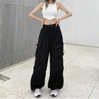 Y2K Techwear Baggy Cargo Pants