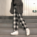 Harajuku Plaid Harem Pants