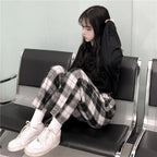 Harajuku Plaid Harem Pants