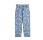 High Street Retro Distressed Baggy Jeans