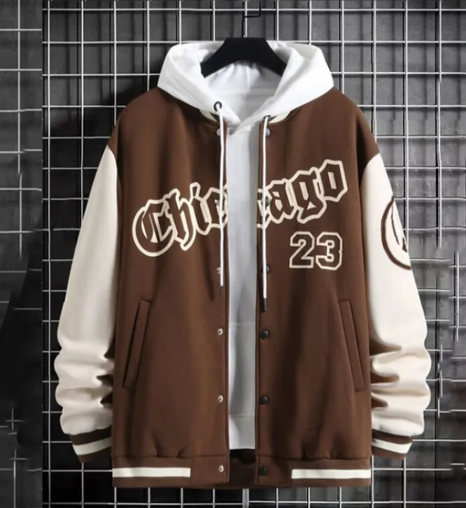 American Baseball Oversized Varsity Jacket