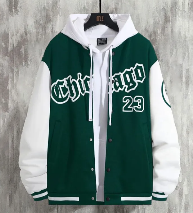 American Baseball Oversized Varsity Jacket